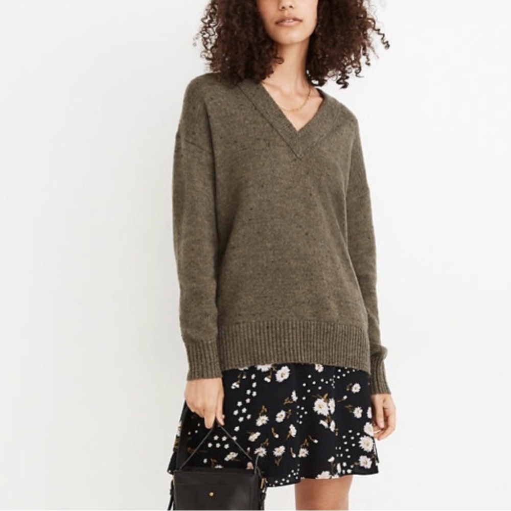 Madewell Donegal Bartlett V-Neck Pullover